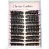 A display of cluster lashes, a premium DIY lash extension kit for salon use.
