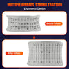 A comparison showing an inflatable back heating support belt before and after inflation.