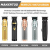 A set of replacement blades for BaByliss PRO Barberology FX787 Outlining Trimmers and FX726 LoPROFX Trimmers.