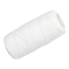 A roll of white facial hair remover threader or cotton thread for electric use.