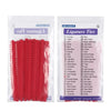 Pack of 20 assorted colored ligature ties for dental orthodontic use