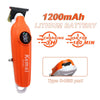 Orange Kemi 1200mAh Lithium-Akku für Haartrimmer mit Type-C USB-Anschluss