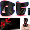 A black photon mask instrument includes a face mask and a standalone device, packaged in a box.