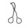 A black mini stainless steel eyelash curler tool.