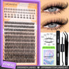 DIY Groinneya lash extension kit including bond and tweezers for upper and bottom lashes