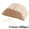 A bundle of natural wood nail art pusher sticks, approximately 1000 pieces long.