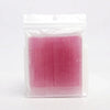 Sacs en plastique transparent contenant des pinceaux micro-applicateurs en cristal rose pour extensions et détails