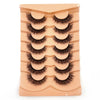 Un plateau de faux cils en fourrure de mink 3D dramatiques de couleur nude à vendre.