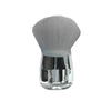 Pinceau en forme de champignon argenté pour l'application professionnelle de nail art.