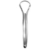 Stainless steel U-shaped tongue scraper for oral cleaning