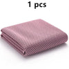 One folded mauve patterned ultra soft quick-dry sport towel for gym and travel