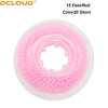 A roll of 15 feet of Color20 Short dental orthodontic elastic chains.