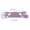 A light purple graphene fiber face lift band designed for jawline definition.