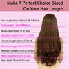 Diagram showing various measurements of a person's hair length for choosing a perfect hairstyle.