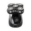 Afeitadora eléctrica negra profesional para hombres con múltiples cabezales de afeitado.