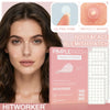 A model shows a pimple patch product with close-ups of its ultra-thin nature and effectiveness.