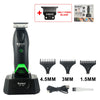 A Kemel KM-1305 electric hair trimmer with various blade sizes and accessories.