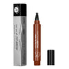 A set of four tattoo brow contouring pens for beard shaping and eyebrow work.