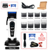 Rosyous Pro professional electric hair clipper with various attachments and accessories