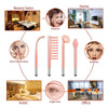 A 4-in-1 high-frequency electrotherapy wand used for beauty treatments like alopecia, skin inflammation, and headache relief.