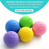 Cinco pelotas portátiles de masaje profundo de colores para la salud y relajación del fascia