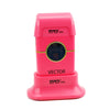 Máquina de cortar pelo eléctrica pink MRD PRO con acento dorado y lente negro.