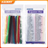 A variety of colored ligature ties for dental orthodontics are displayed in a clear plastic bag.