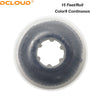 A 15 feet/roll Color9 continuous dental orthodontic elastic chain roll.