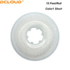 A white 15 feet per roll Color1 Short dental orthodontic elastic chain.