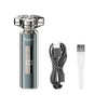A Kemel KM-T103 electric men's shaver with a magnetic detachable head and charging cord.