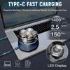 A precision electric shaver with a magnetic charging base is shown on a laptop, highlighting its features.