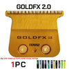 GoldFX 2.0 professional replaceable blade for trimmers and clippers in a single piece