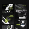 A collection of images showing features and usage of a professional electric hair clipper for precision grooming.