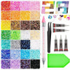 Collection de 28 pièces de paillettes et strass de diverses couleurs pour bricolages DIY.