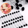 A set of 50 double-ended eyeshadow brushes with sponge applicators shown on a white background.