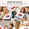A variety of people are shown receiving or holding a packaged therapeutic red and infrared light therapy belt product.