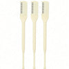 Three light beige double-headed manual nose hair trimmers displayed vertically.