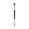 A double-ended eye shadow brush with a smudge tip and blending shader.