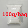 A white bag of Clear Acrylic Powder, labeled 100g/bag, for professional acrylic nail kits.