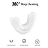 White U-shaped pasteur brush head for 360 degree deep cleaning