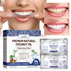 Caja de tiras exfoliantes naturales de aceite de coco premium YILEST para dientes sensibles