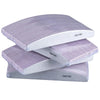 Stack of professional grit nail files with purple and white striped packaging