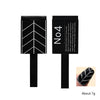 A set of four black cat eye nail magnet wands for 3D nail art