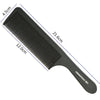 Peigne polyvalent noir mouillé et sec, dimensions de 21,6 cm de long et 4,5 cm de large.