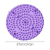 Purple magnetic foot massage mat with raised silicone bumps for relaxation