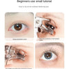 A tutorial showing how beginners use a small tutorial to clip out sunflower Barbie big eyes and curl eyelashes.