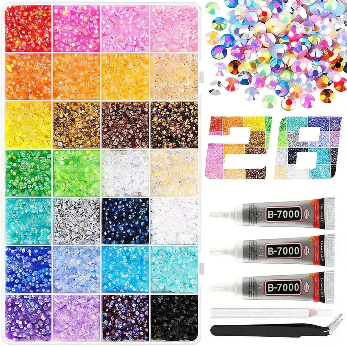 A collection of mixed color resin drills and tools for DIY crafting, showing various shades and finishes.