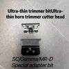 Ultra-thin trimmer bit and special adapter bit for SC/Gamma/MR-D professional electric hair trimmer.