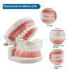 Physical braces for children's teeth showing various fit and design options.