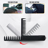 Peigne multifonction noir pliable pour coiffure, coupe et massage du cuir chevelu